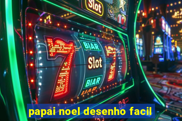 papai noel desenho facil